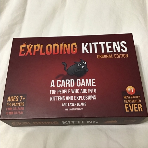Games | Exploding Kittens Original Edition Card Game | Poshmark